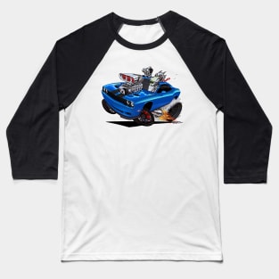 Challenger HELLCAT blue Baseball T-Shirt